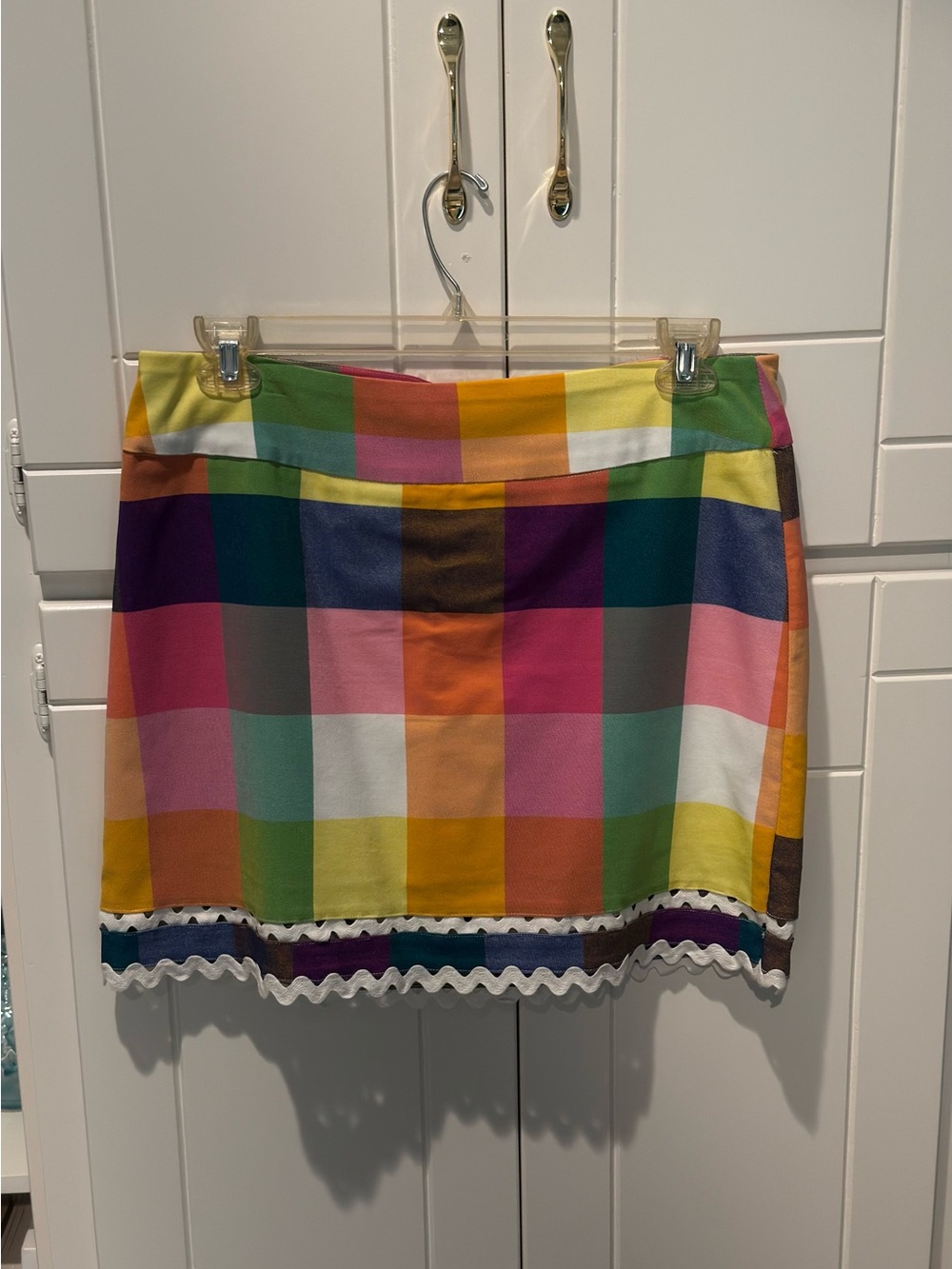 Crown & Ivy Patchwork Plaid Skort | Size XL